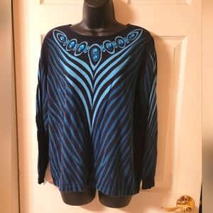 Bob Mackie Wearable Art Sweater